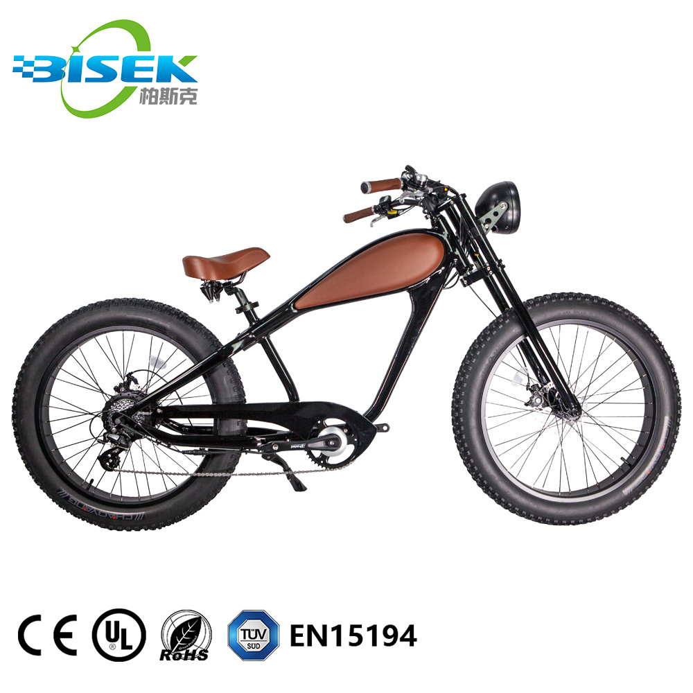 2021 New Velo Electrique Vintage 48V 500W 750W Electric Bike With EN15194