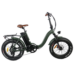 cheap fat tire electric folding bike for lady folding fat 20" import from china