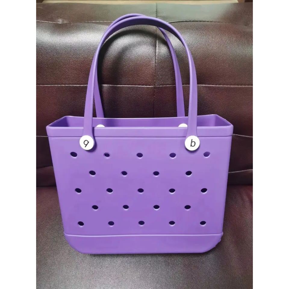 Wholesale Fashion New Summer 2023 Handbags Women Small Eva Bag Bogg Bag Silicone Beach Tote Rubber Bags