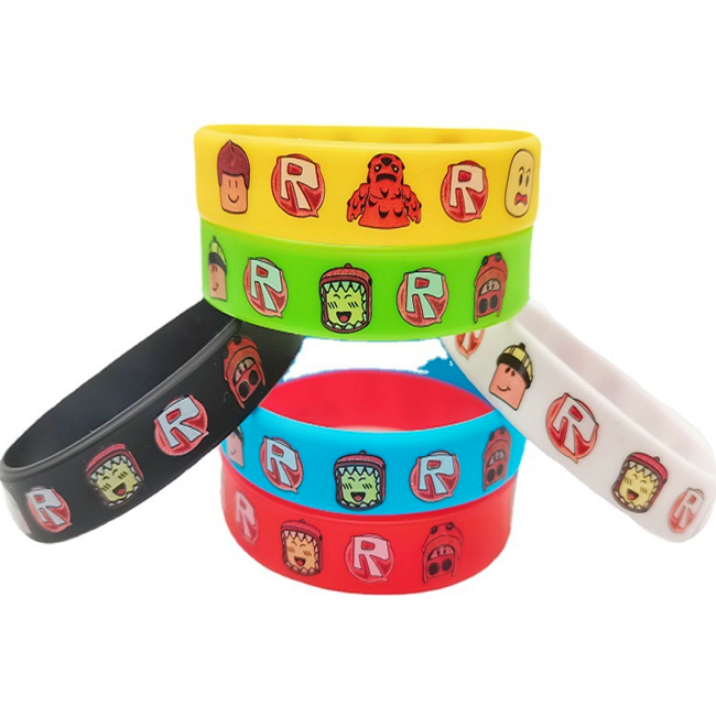 Factory Price Manufacturer Supplier Bracelet Rubber Anime Silicon Band Bracelets Wide Wristbands Silicone Wristband