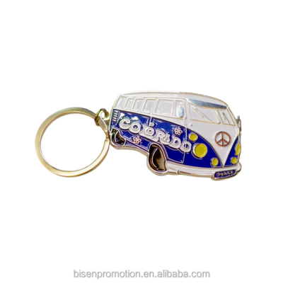 Customization keychain metal with gold nickel plating metal keychain split key ring  and car logo metal keychain wholesale