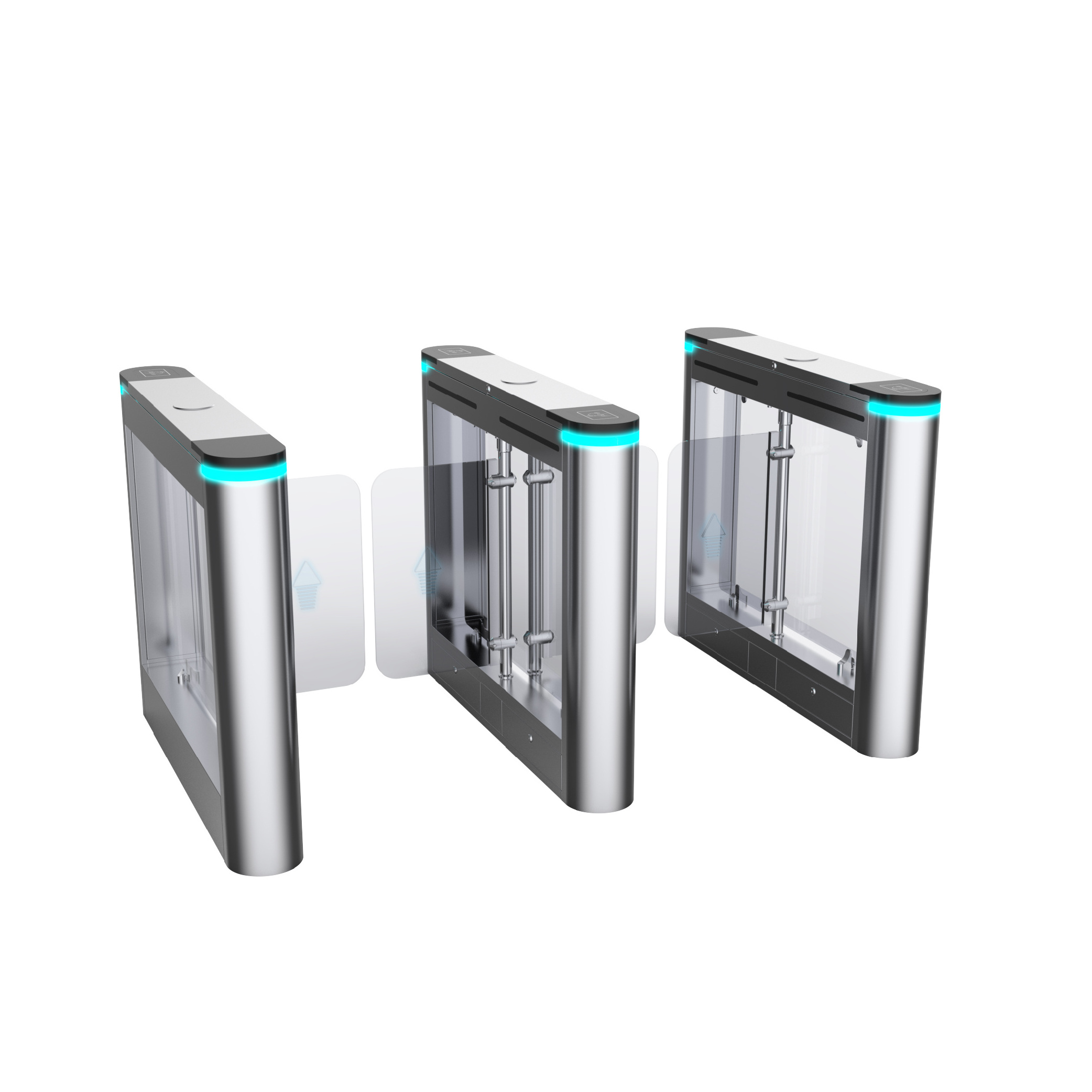 BISEN New design security automatic swing barrier turnstile gate for entrance control