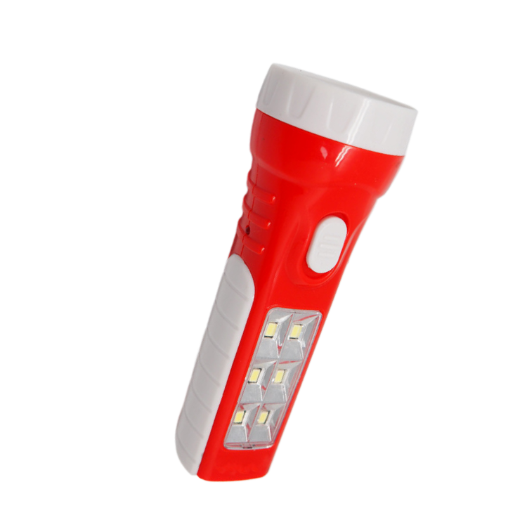 cheap telescopic two-pin plug charge led hotel home appliances emergency solar flashlight with cob light