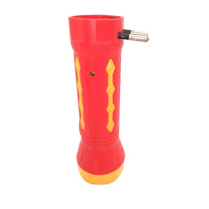 Hot sale Pocket bulk mini flat plastic housing battery brightest handheld led torch flashlight