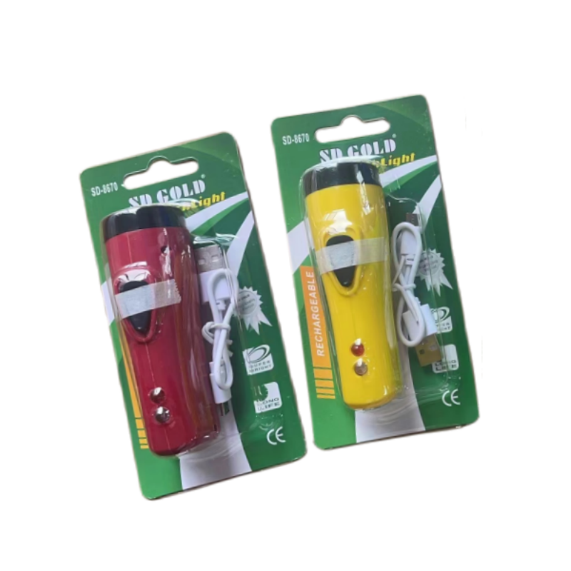 Wholesale portable small charging led flashlight micro usb high capacity torch light tiny rechargeable lamp micro red torches