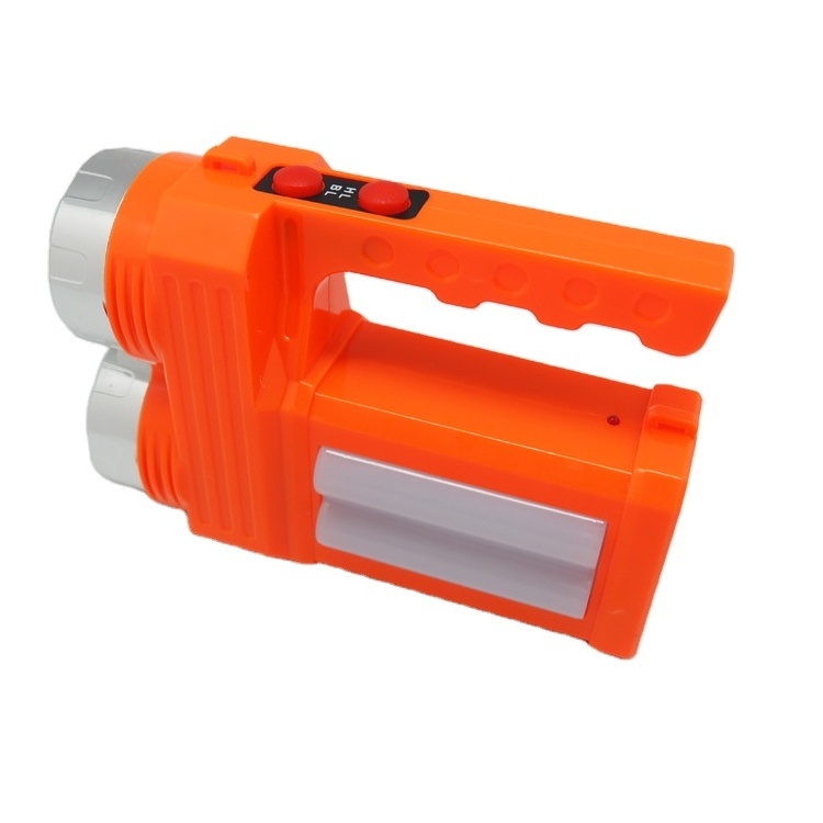 BN-2BS Plastic Solar Rechargeable LED Torch for Camping Emergency Rechargeable LED Flashlight