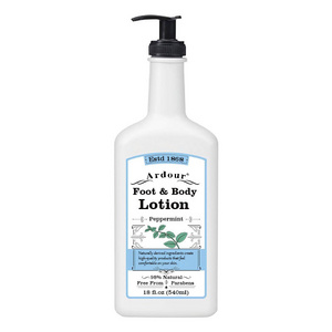 Oem soothing Foot and  Body Lotion with Peppermint Foot Deodorant Cream