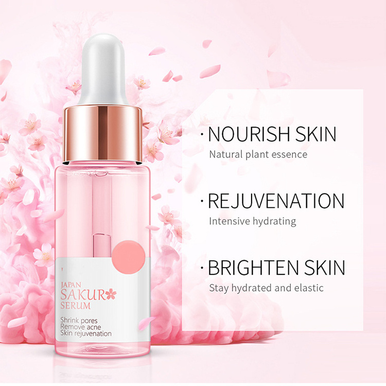 Hot Sale Delicating Oxidation Smoothing Nourishing Japan Sakura Serum Whitening