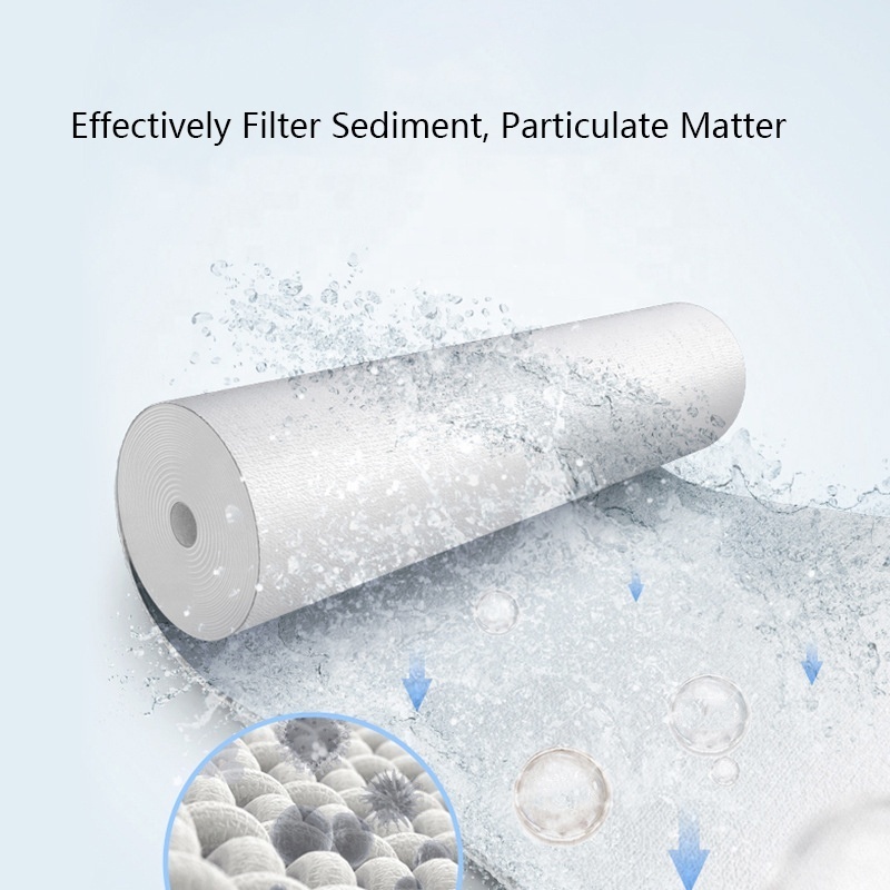 Reverse Osmosis Household Melt Blown Sediment Filter Cartridge PP Melt Blown Filter for Water Treatment