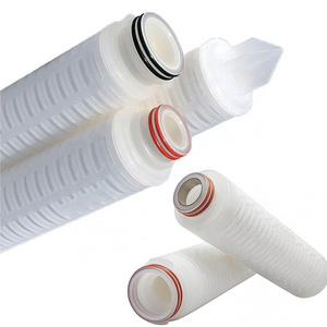 1 Micron PP Polypropylene Pleated Filter Cartridge Membrane Liquid Filter for Water Treatment Machinery