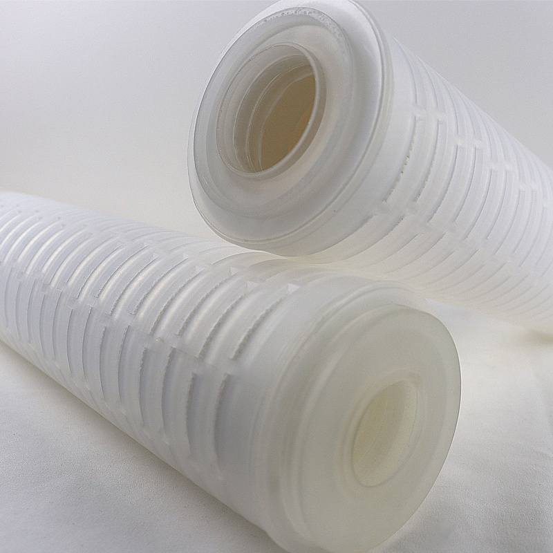 1 Micron PP Polypropylene Pleated Filter Cartridge Membrane Liquid Filter for Water Treatment Machinery