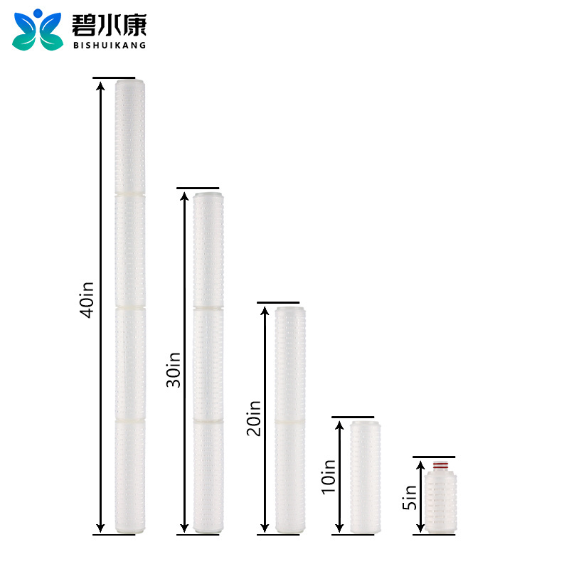 High Quality PP Pleated Filter Cartridge 0.22 Micron Wine Absolute Filtration for Farms and Water Processing