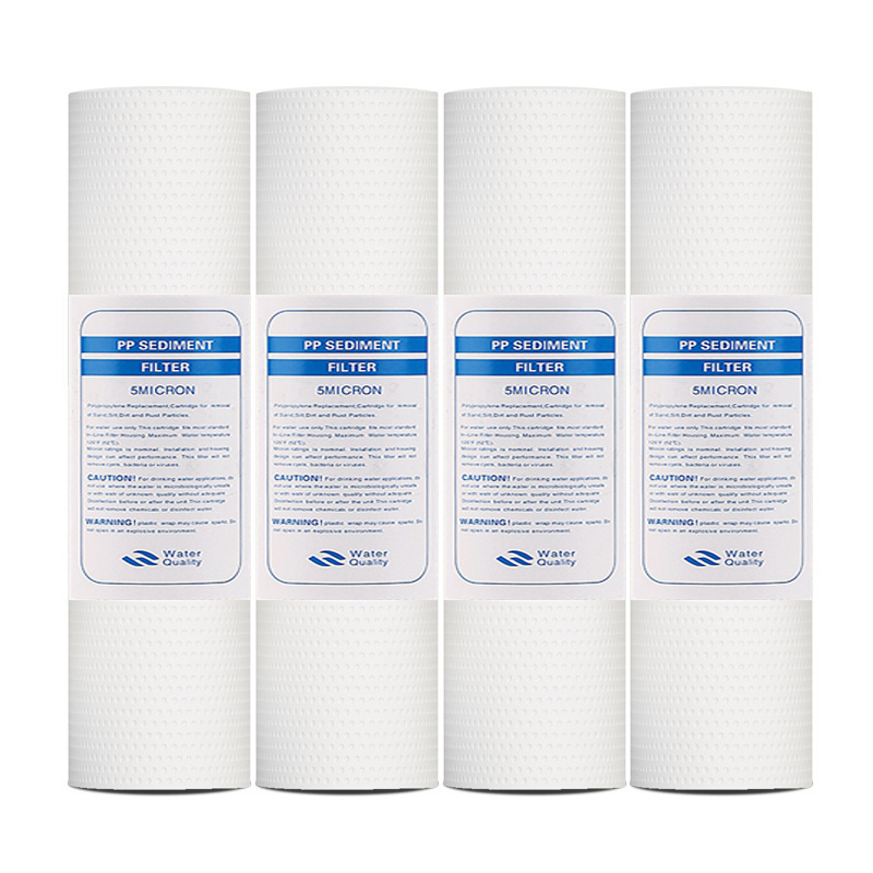 10-Inch PP Sediment Melt Blown Filter Cartridge 2.5-Inch Diameter for Water Filtration