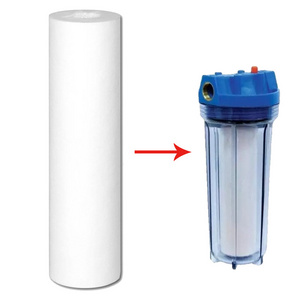 PP Spun Sediment Water Filter Cartridges 222/226 Fin/Doe End Cap  for Sediment Deposit Water Filtration