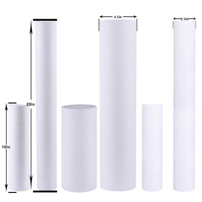 Melt Blown Polypropylene Filter Cartridge 1 & 5 Micron PP Sediment for Household Water Treatment