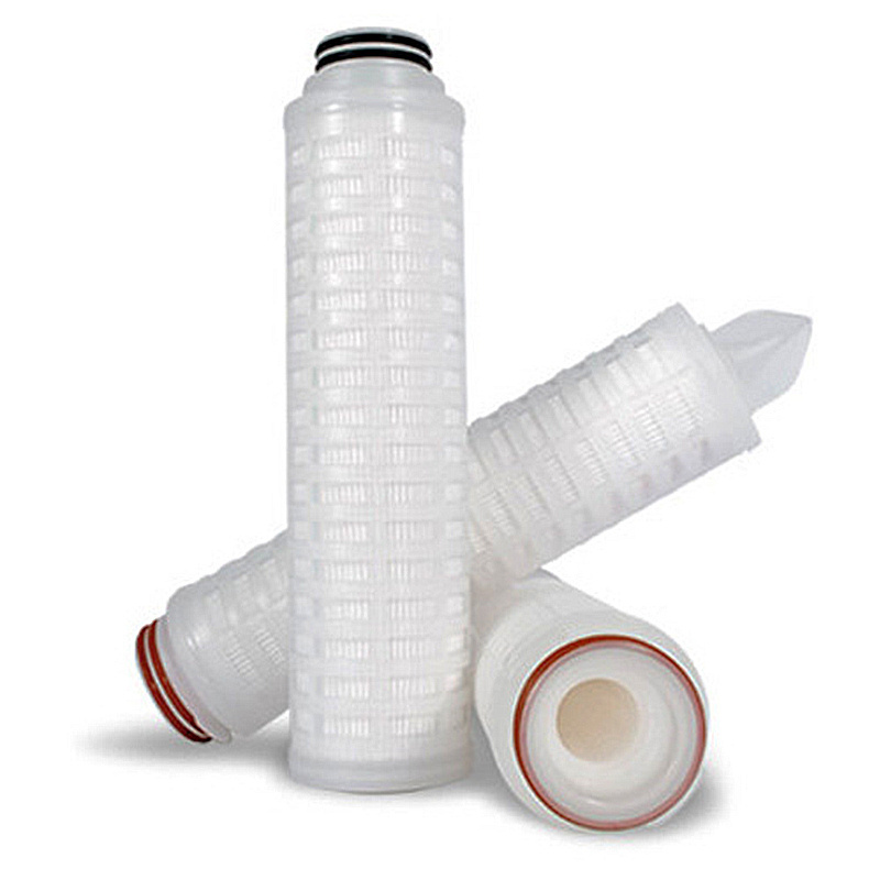 10 Inch PP Pleated Filter Cartridge New Sterile Filtration Bacterial Interception Filter with 022/0.45/0.5 Micron Membrane