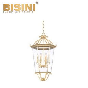 Outdoor waterproof chandelier corridor garden gazebo LED lights outdoor villa courtyard Nordic simple balcony chandelier