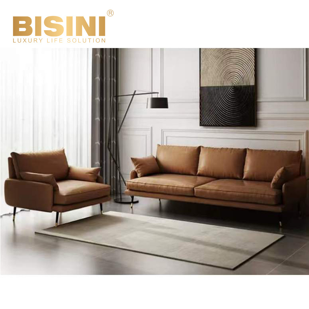 Italian light luxury sofa straight line lamb velvet sofa marshmallow minimalist Internet celebrity model bedroom apartment sofa