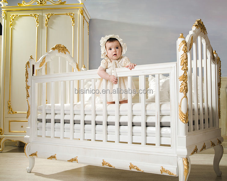 Bisini Baby Furniture, Baby Products Million Dollar Baby Classic Crib, European Style Antique Luxury Children Bedroom Furniture