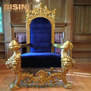 Royal Lion Arm Chair, Golden King Chair