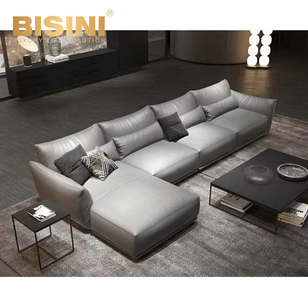 Wash free technology cloth art net celebrity sofa size living room Nordic modern Mosaic corner recliner combination sofa