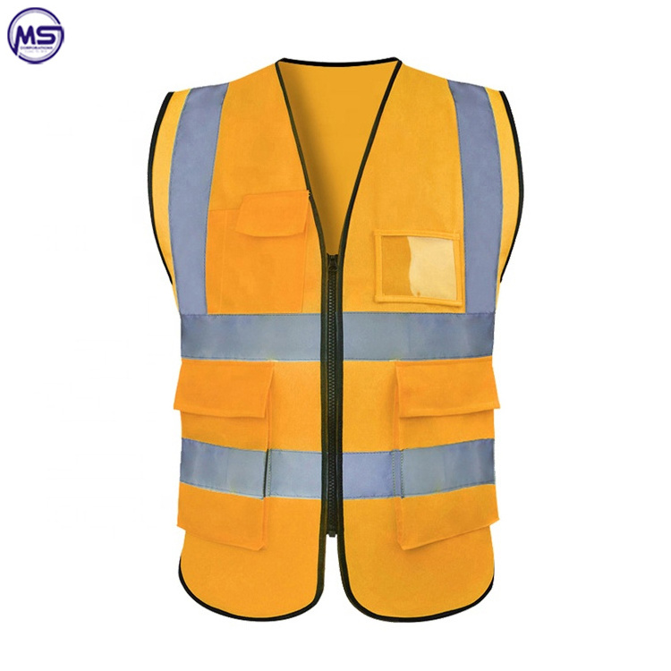 Hot Selling High Quality Polyester Material OEM ODM 2022 Working Wear Men Women Safety Vest