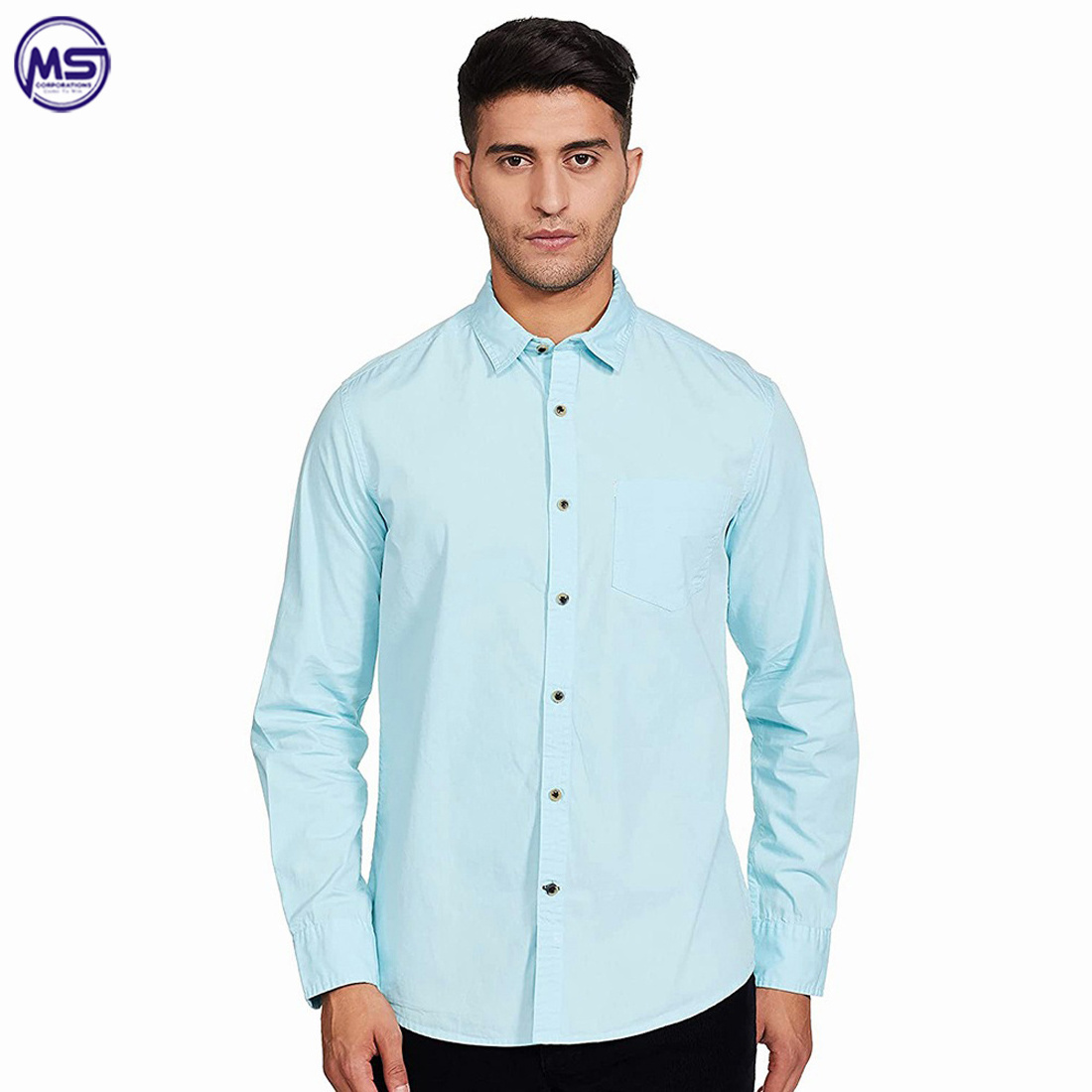 2022 Premium High Quality Light Weight Cotton Material Men Casual Wear Light Weight Dress Shirt