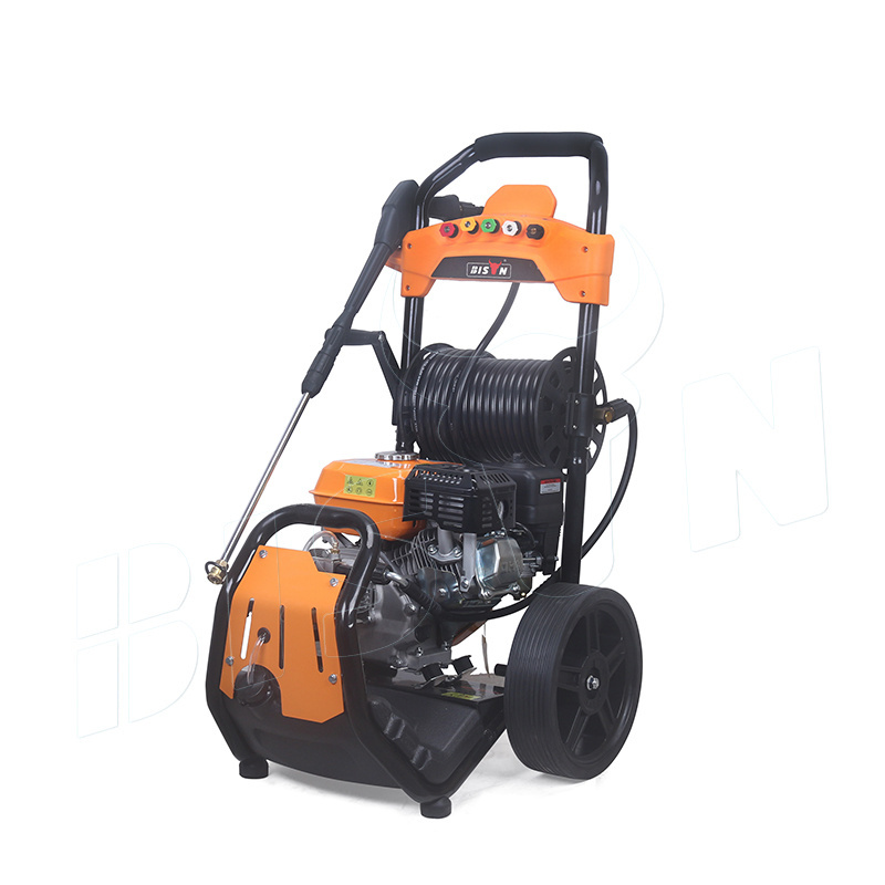 BISON Commercial 180bar 2800psi Portable Petrol Pressure Cleaner Car Washing High Pressure Washer