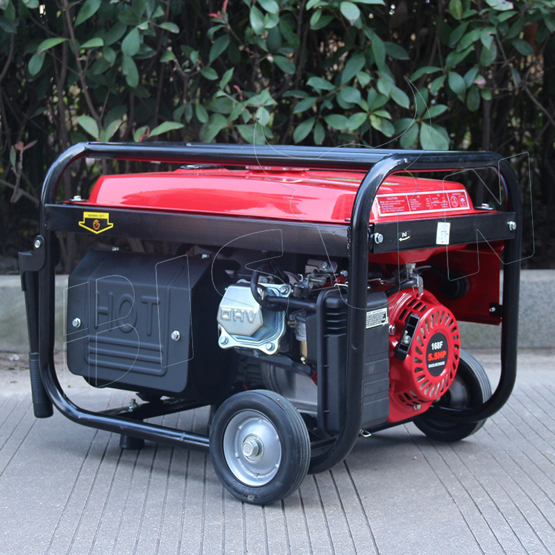 Professional Auto Start Control 3 Phase 7.5 Kw 230v 7.5 Kva Silent 8500 Petrol Gasoline Generator With Handle And Wheel