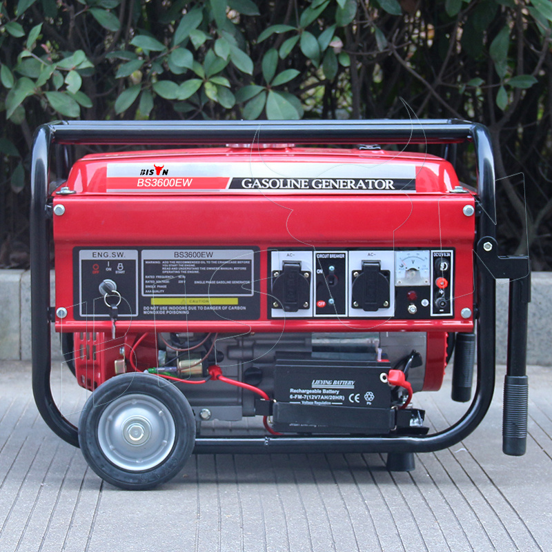 Professional Auto Start Control 3 Phase 7.5 Kw 230v 7.5 Kva Silent 8500 Petrol Gasoline Generator With Handle And Wheel