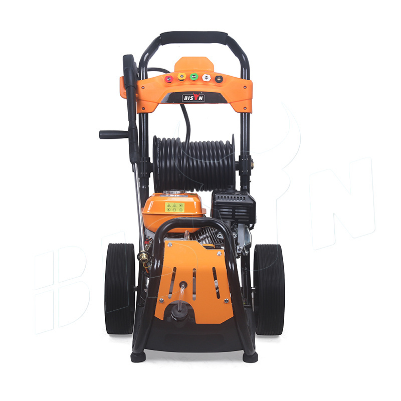 BISON Commercial 180bar 2800psi Portable Petrol Pressure Cleaner Car Washing High Pressure Washer