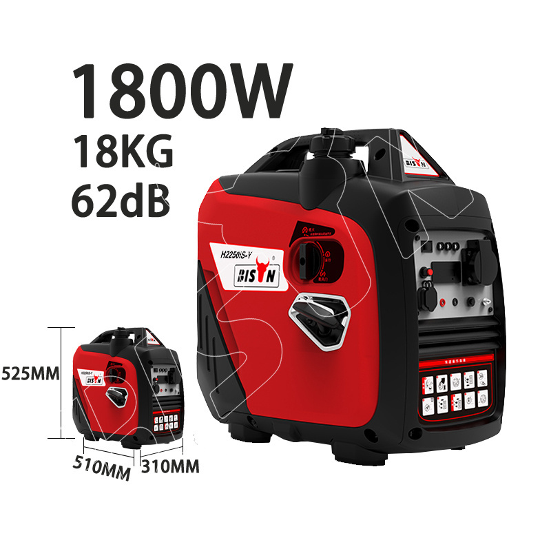 Bison Direct Selling 3000/3600Rpm Quiet 1.8Kw Gasoline Inverted Power Portable Generator