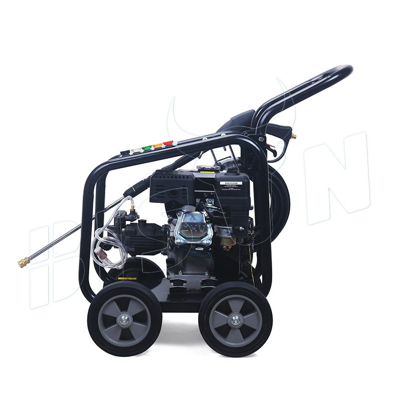 BISON 212Cc Light Duty Gasoline Petrol Engine Home High Pressure Car Washer With Wheels