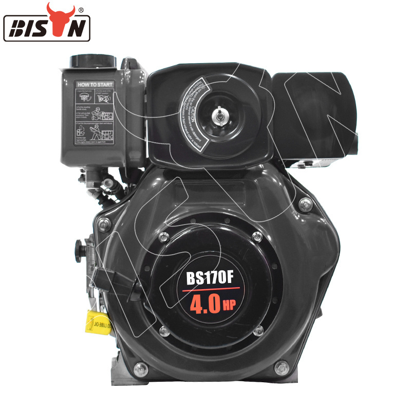 BISON 170F 3.4HP 3.8HP 3000/3600RPM 4 Stroke Single Piston 212cc 3HP Diesel Engine