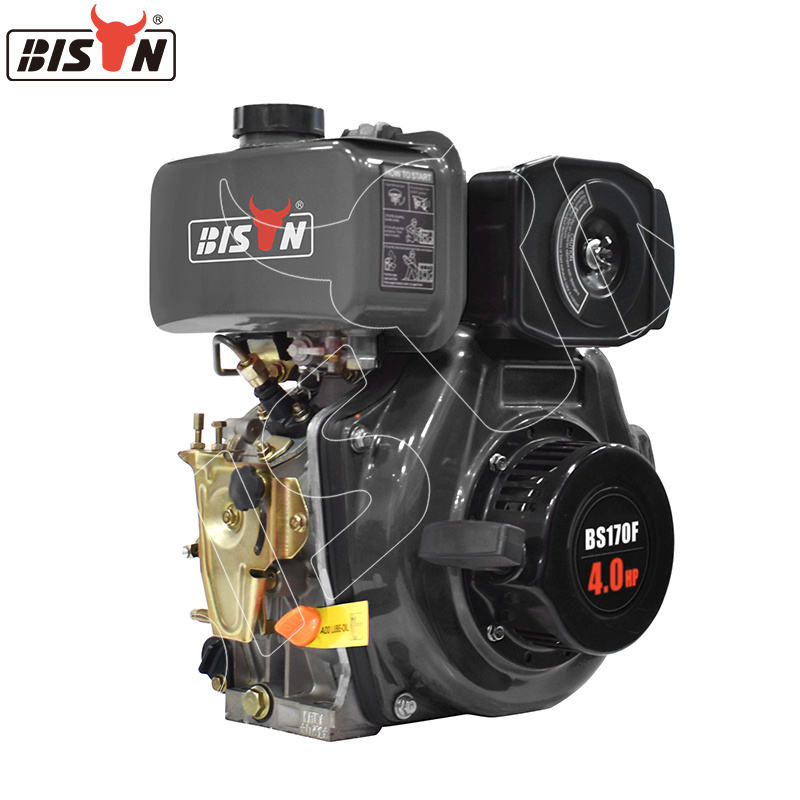 BISON 170F 3.4HP 3.8HP 3000/3600RPM 4 Stroke Single Piston 212cc 3HP Diesel Engine