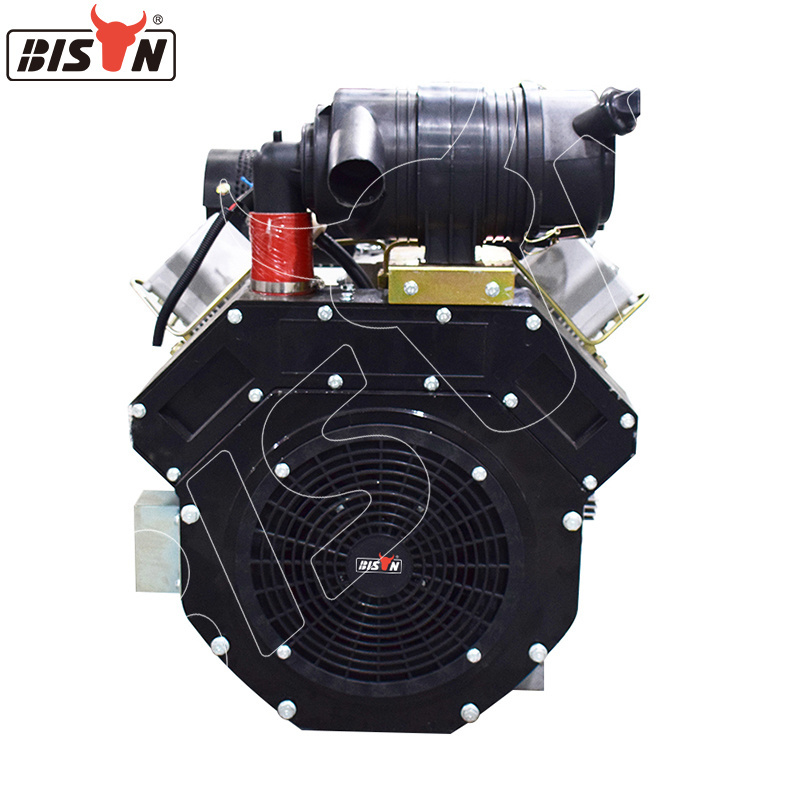 BISON High Rigidity Air-cooled Multi-cylinder 18 Hp Air Cooled Diesel Engine For Sale