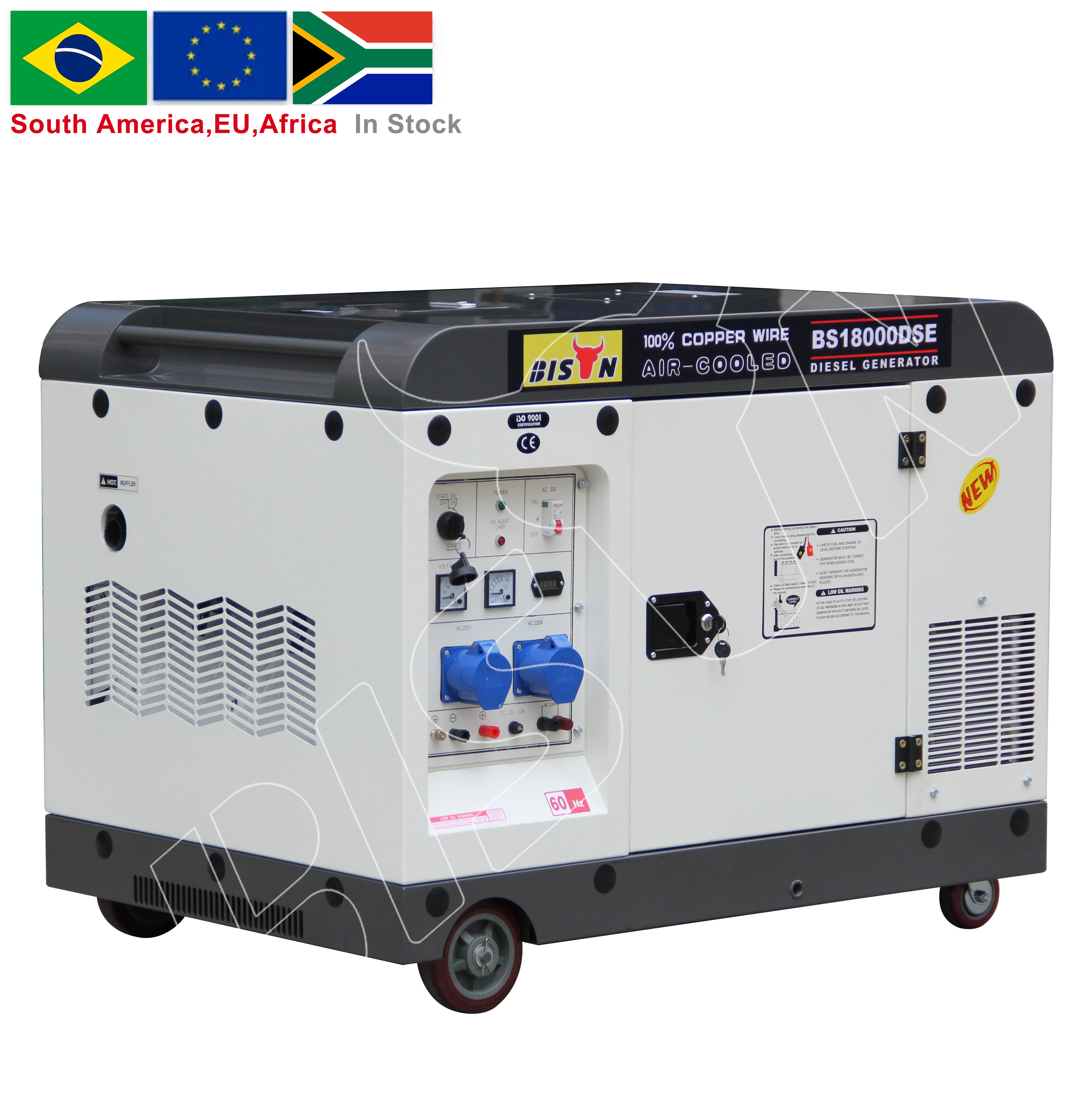 Wholesale Silent Type 3Kw 6Kw 7Kw 8Kw 10Kw 12Kw 12Kva Electric Diesel Generators Suppliers Electrical Power Plant For Home Use