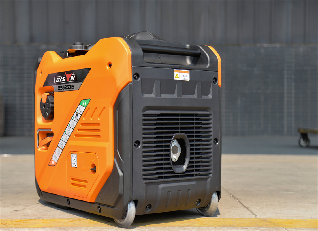 Bison 5Kw 5Kva 5000W Low Fuel Consumption Portable Gasoline Gas Dual Fuel Inverter Generator