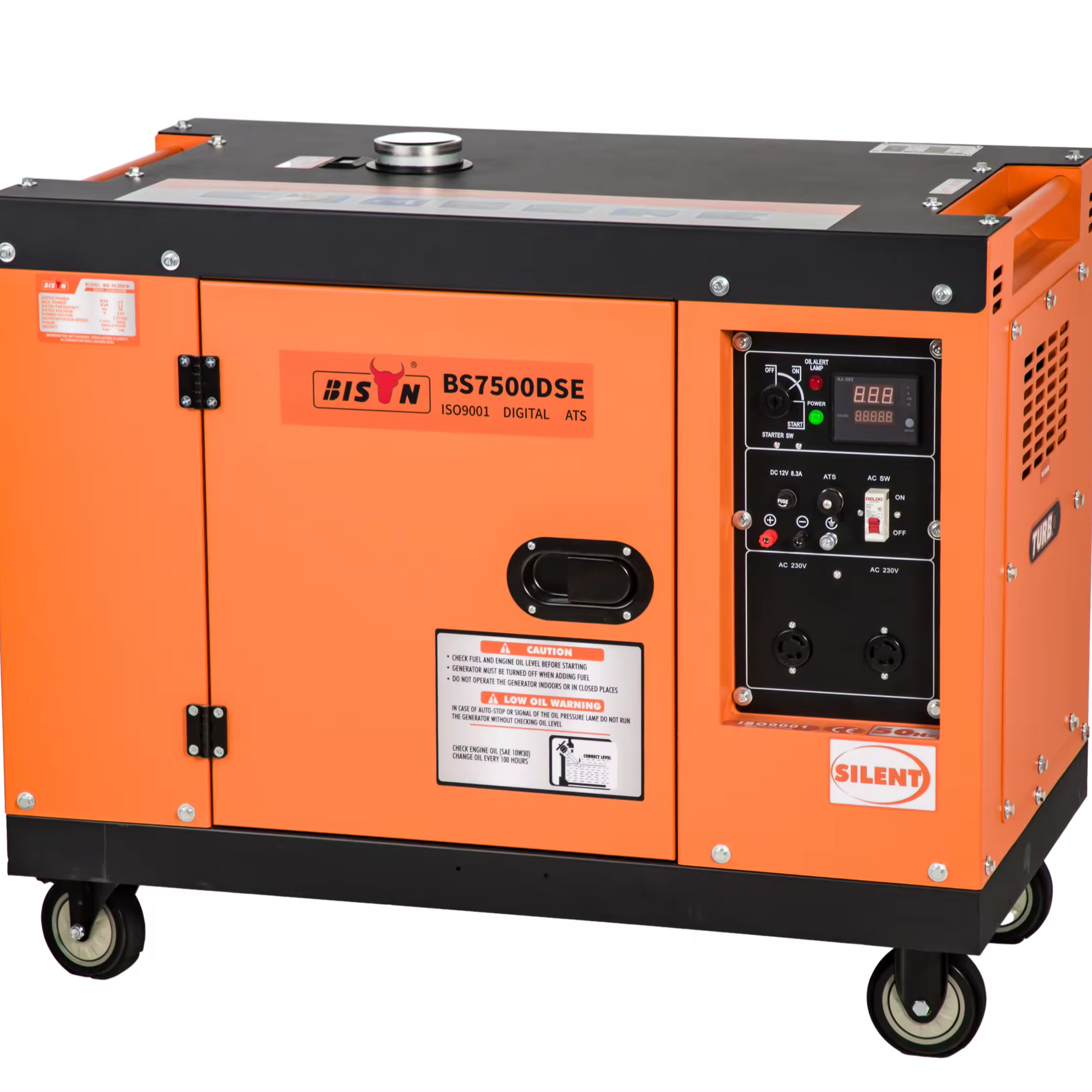 BISON 5000 Watt Silent Diesel Generator Power Station