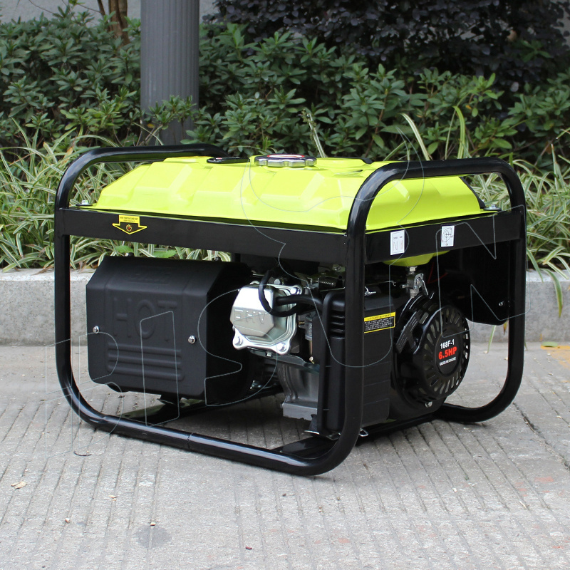 Bison Power 188F Engine 15Hp 5Kw 5Kva 5000 Watts Portable Gasoline Generator for Home Use