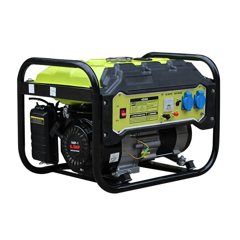 Bison Power 188F Engine 15Hp 5Kw 5Kva 5000 Watts Portable Gasoline Generator for Home Use