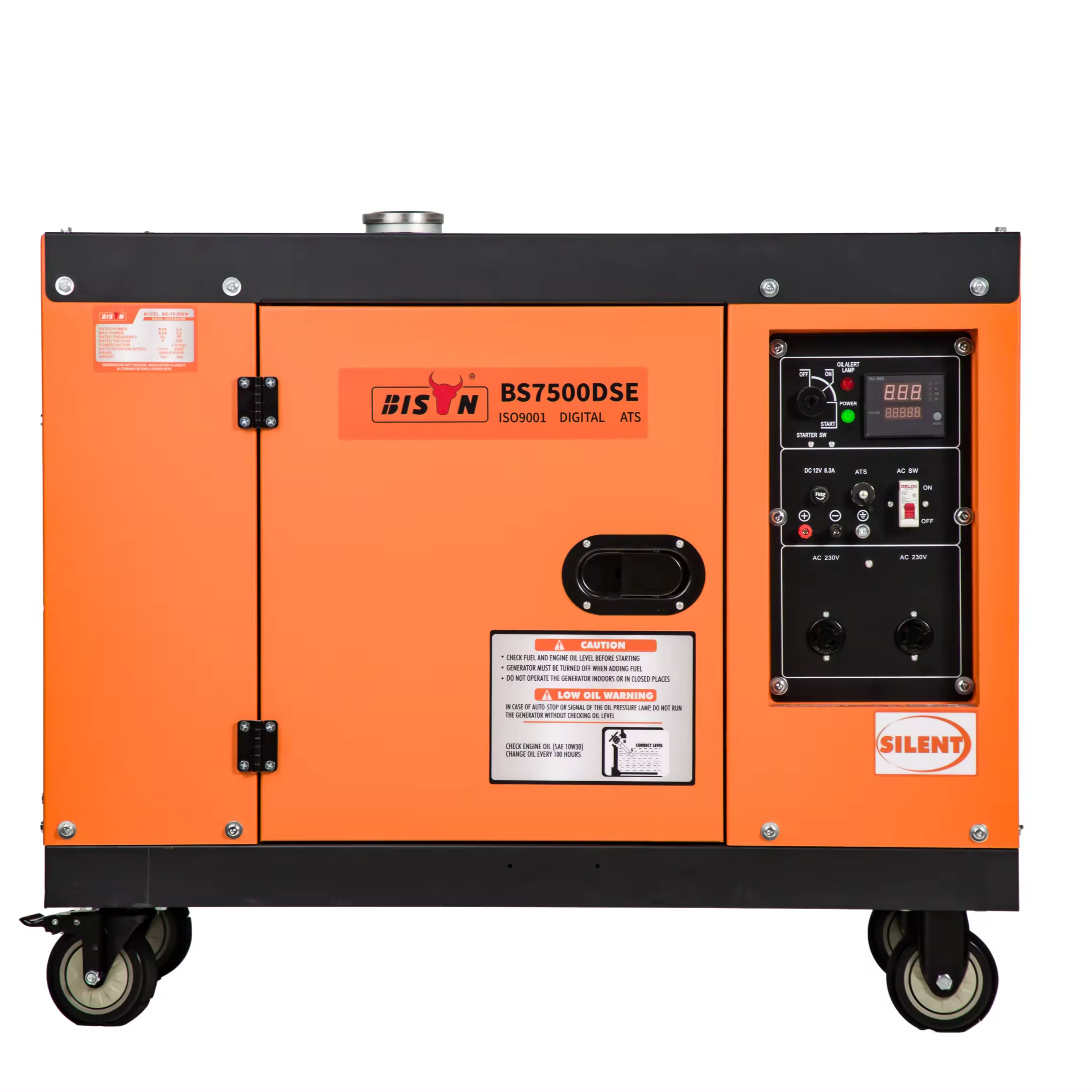 BISON 5000 Watt Silent Diesel Generator Power Station