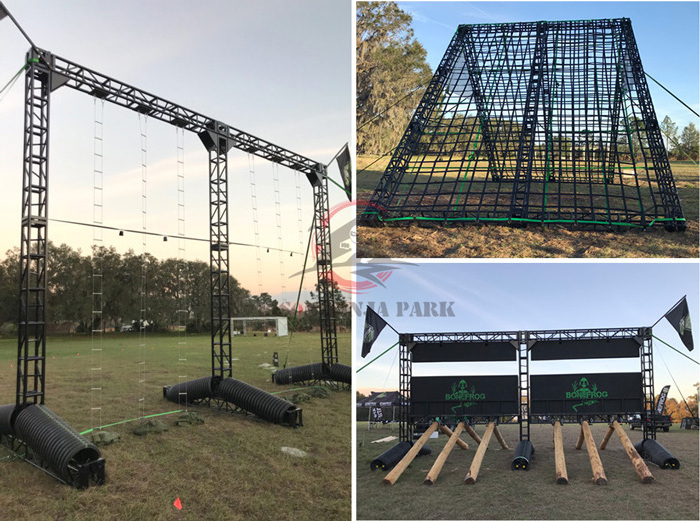 Thomas Aluminum Truss Pyramid Monkey Bar Adult Obstacle Course Race