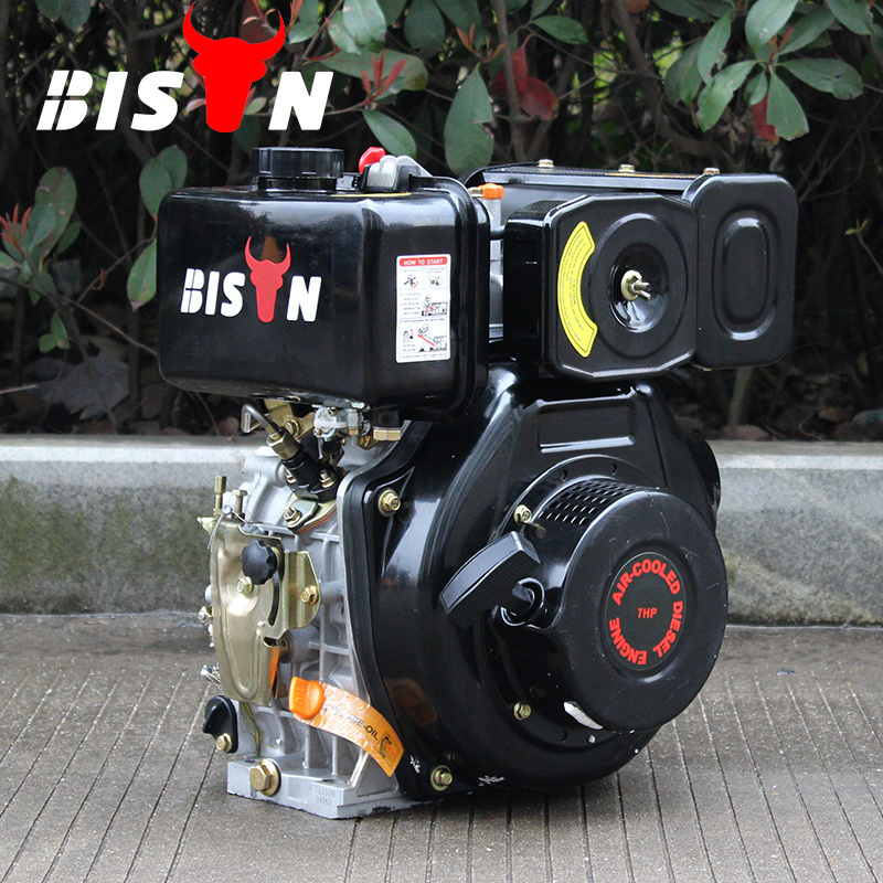 BISON China electric start single cylinder air cooled diesel 186 fa engines 10 hp with epa