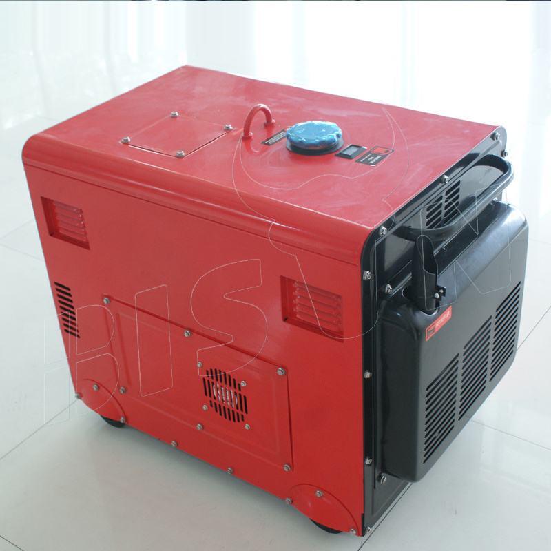 Bison China 240v 60hz 4kw 4kva 5.5kw 5 Kw 5000 Watt Silent Portable One Cylinder Quiet Diesel Generator