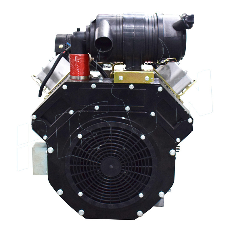 chinese small air cooled 2cylinder 20hp diesel engines