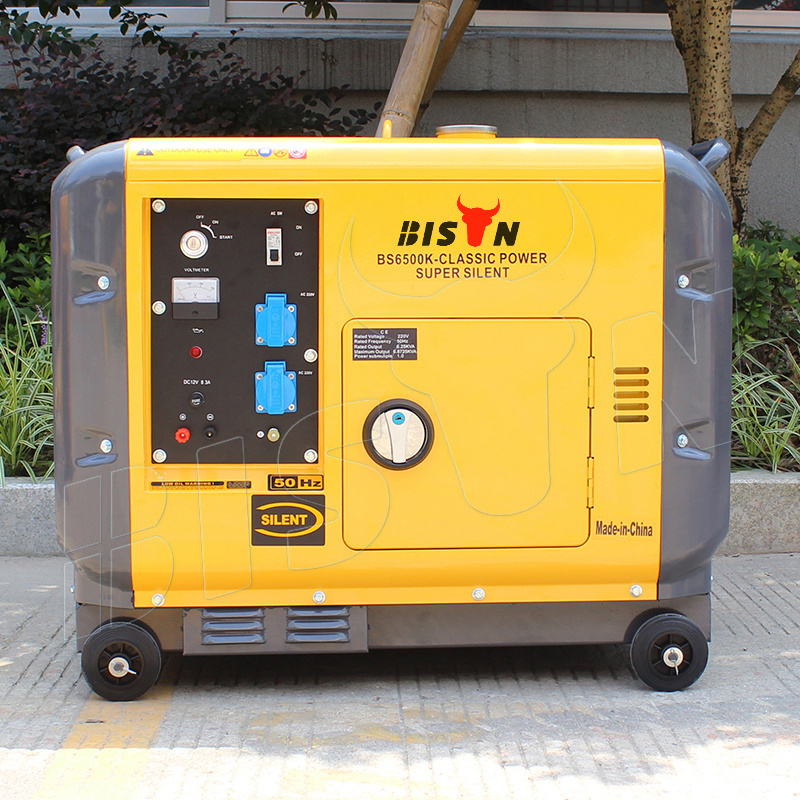 BISON(CHINA) 5 Kw Silent Generator 5Kw 48V Diesel Dc Generator 5000 Watts