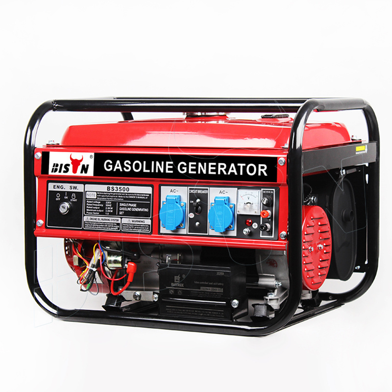 BISON China 2-3KW Portable Air-Cooled Electric Portable Household Gasoline Generator