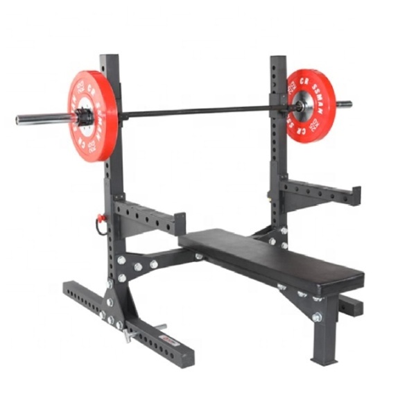 Home Training Fitness Gym Workout Weight Lifting Workout Adjustable Squat Dumbbell Bench Rack with Bench Press