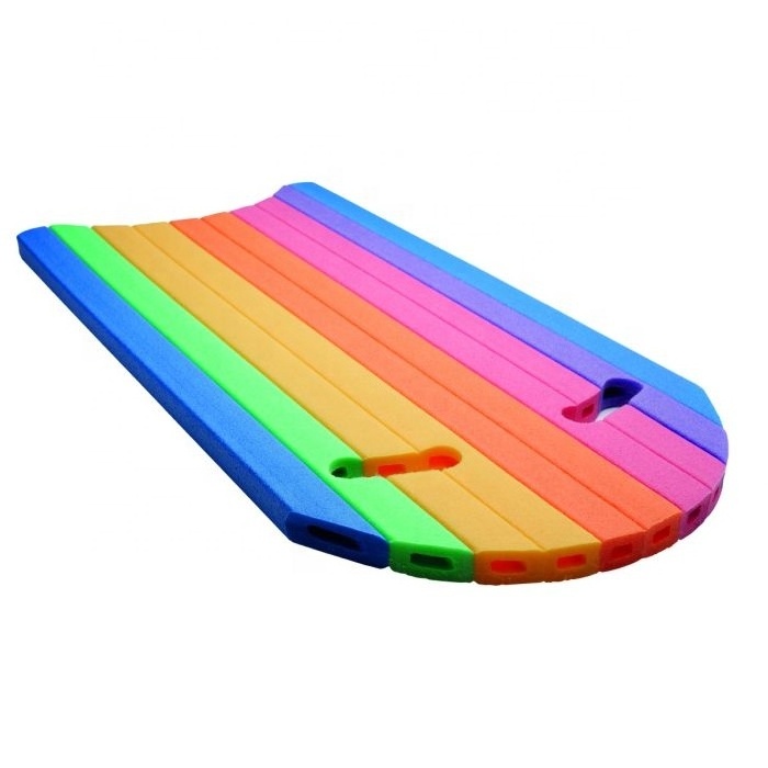 Rainbow Pool Training Safety Aid Foam EVA Kick Boards Swimming Float Board Kickboard for Kids Adults